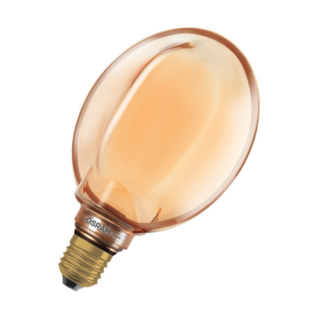 Bec LED Ledvance (Osram)  Vintage 1906 Globe 130 Filament O Lamp DIM 4 W 818 Gold E27, 220 lm, 1800 K, 330°, auriu, dimabil