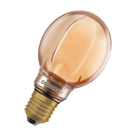 Bec LED Ledvance (Osram)  Vintage 1906 Globe 80 Filament O Lamp DIM 4 W 818 Gold E27, 220 lm, 1800 K, 330°, auriu, dimabil