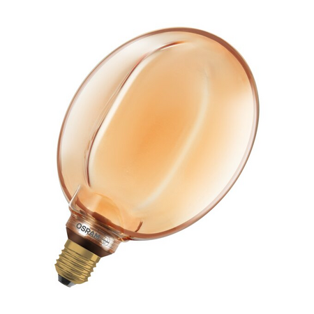 Bec LED Ledvance (Osram)  Vintage 1906 Globe 183 Filament O Lamp DIM 4 W 818 Gold E27, 220 lm, 1800 K, 330°, auriu, dimabil