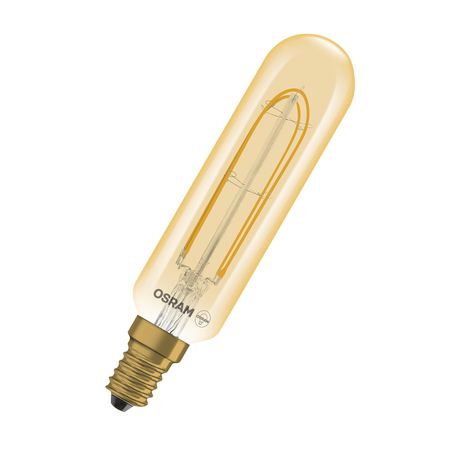 Bec LED Ledvance (Osram)  Vintage 1906 T28 36 Filament DIM 4,8 W 822 Gold E14, 420 lm, 2200 K, 320°, auriu, dimabil