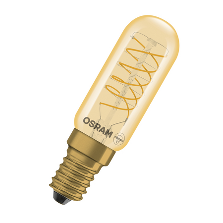 Bec LED Ledvance (Osram)  Vintage 1906 T26 36 Spiral Filament DIM 4,8 W 822 Gold E14, 420 lm, 2200 K, 320°, auriu, dimabil