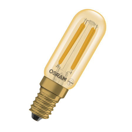 Bec LED Ledvance (Osram)  Vintage 1906 T26 40 Filament DIM 4,8 W 822 Gold E14, 470 lm, 2200 K, 320°, auriu, dimabil