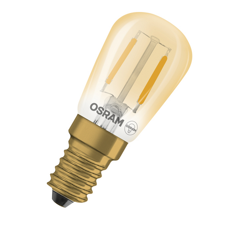 Bec LED Ledvance (Osram)  Vintage 1906 LED T26 5 Filament 1,6 W 824 Gold E14, 50 lm, 2400 K, 300°, auriu