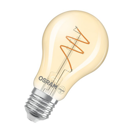 Bec LED Ledvance (Osram)  Vintage 1906 Classic A 40 Spiral Filament 4,9 W 927 Gold E27, 470 lm, 2200 K, 300°, auriu