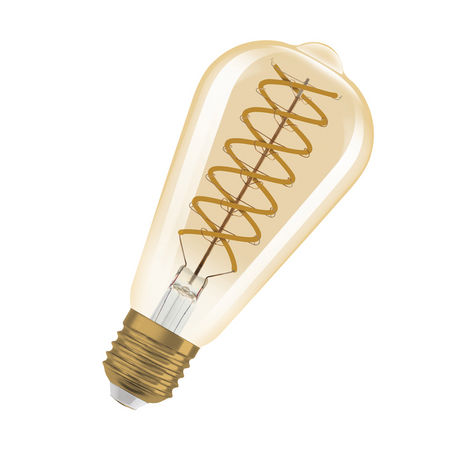 Bec LED Ledvance (Osram)  Vintage 1906 Edison 60 Filament DIM 8,8 W 824 Gold E27, 806 lm, 2400 K, 300°, auriu, dimabil