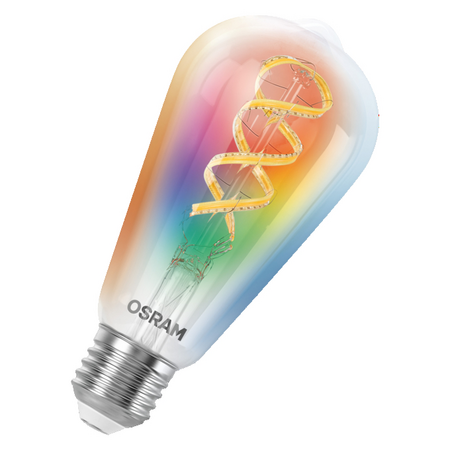 Bec LED LEDVANCE SMART+ MATTER Filament Multicolor Classic Edison 40 4,8 W E27, 470 lm, 6500 K, 320°