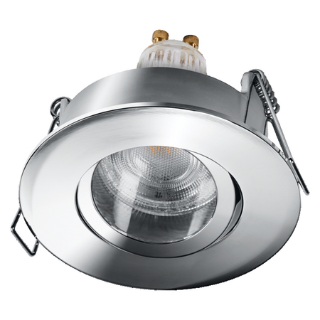 Bec LED spot LEDVANCE SMART+ MATTER LED Spot Recess GU10 IP65 Adjustable 4,7 W RGBW Chrome, 250 lm, 6500 K, 36°