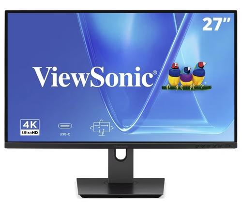 Monitor LED ViewSonic VG2719U-4K, 27inch, 4K UHD (3840×2160), IPS, 60Hz, 4ms (GTG), 350 cd/m², DP, 2×HDMI 2.1, USB Hub, Boxe 2x3W, Audio, Pivot, HAS, Swivel, Tilt, VESA 100×100 mm, Negru