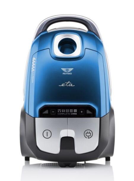 Aspirator cu sac ETA Adagio ETA251190000, 800 W, 4.5 L, Filtru HEPA 13 (Negru/Albastru)