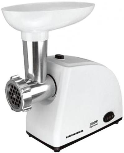 Masina de tocat Heinner MG-W1200R, 1360W (Alb)