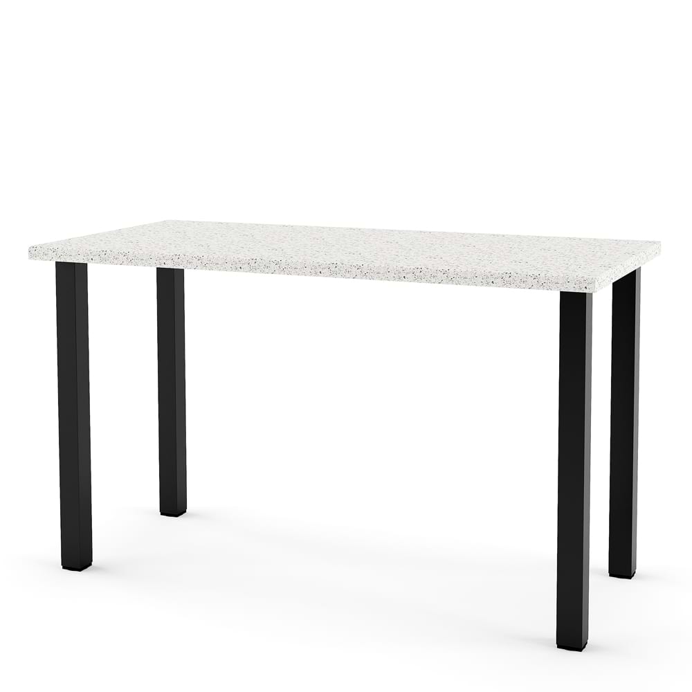 Masa bucatarie cu picioare patrate negre DOMINO